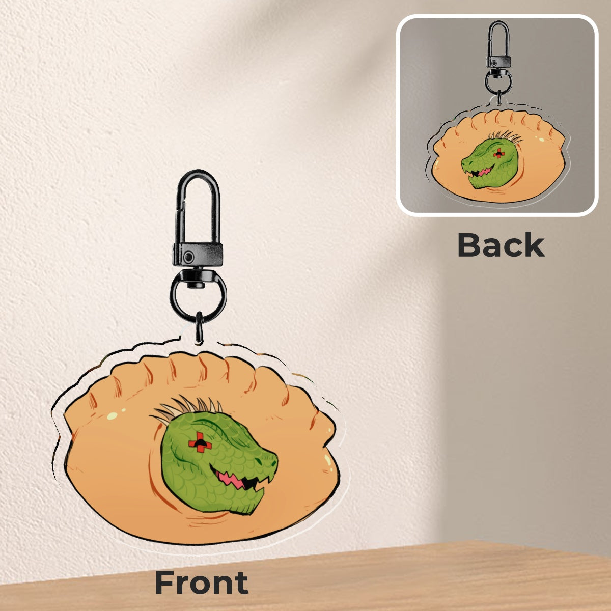 Dorohedoro Caiman Gyoza - Acrylic Keychain