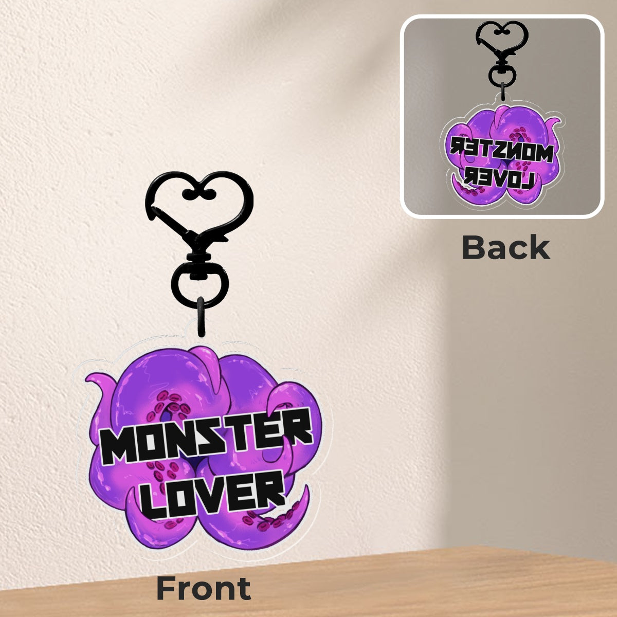 Monster Lover - Acrylic Keychain