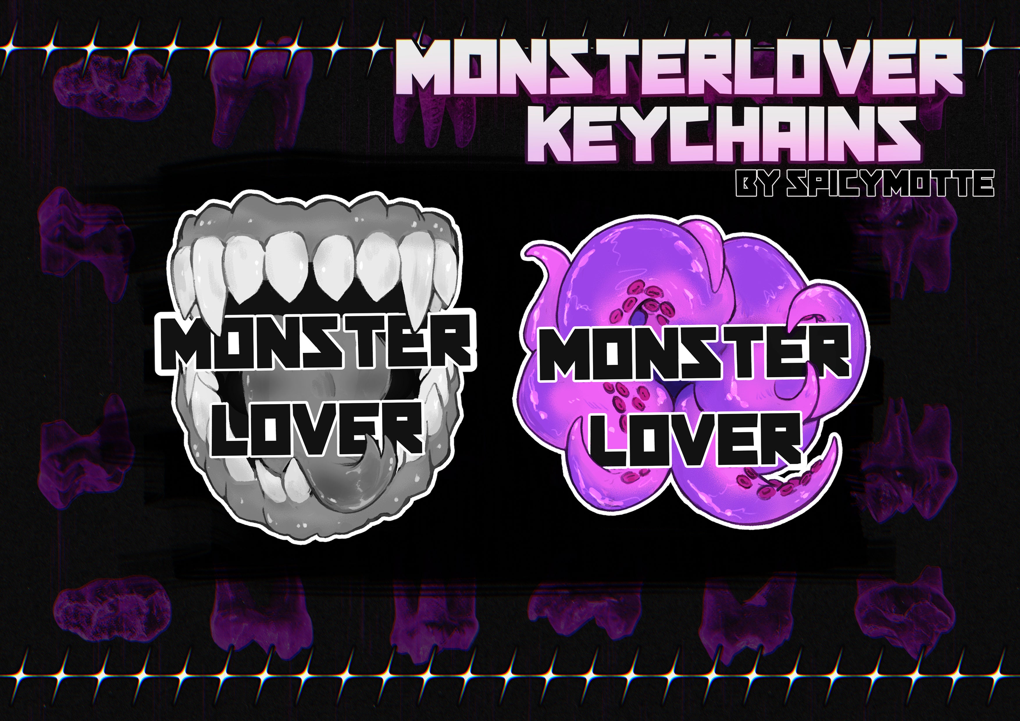 Monster Lover - Acrylic Keychain
