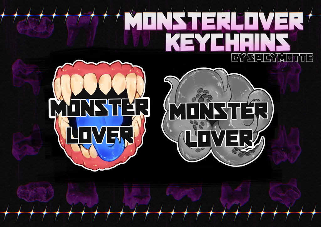 Monster Lover - Acrylic Keychain