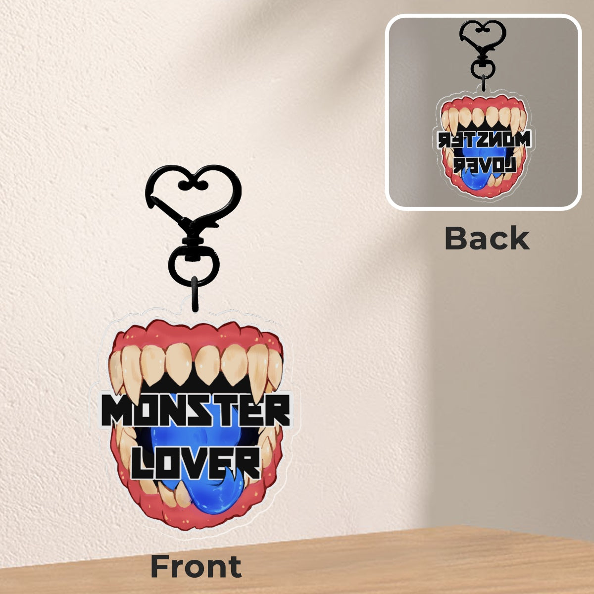 Monster Lover - Acrylic Keychain
