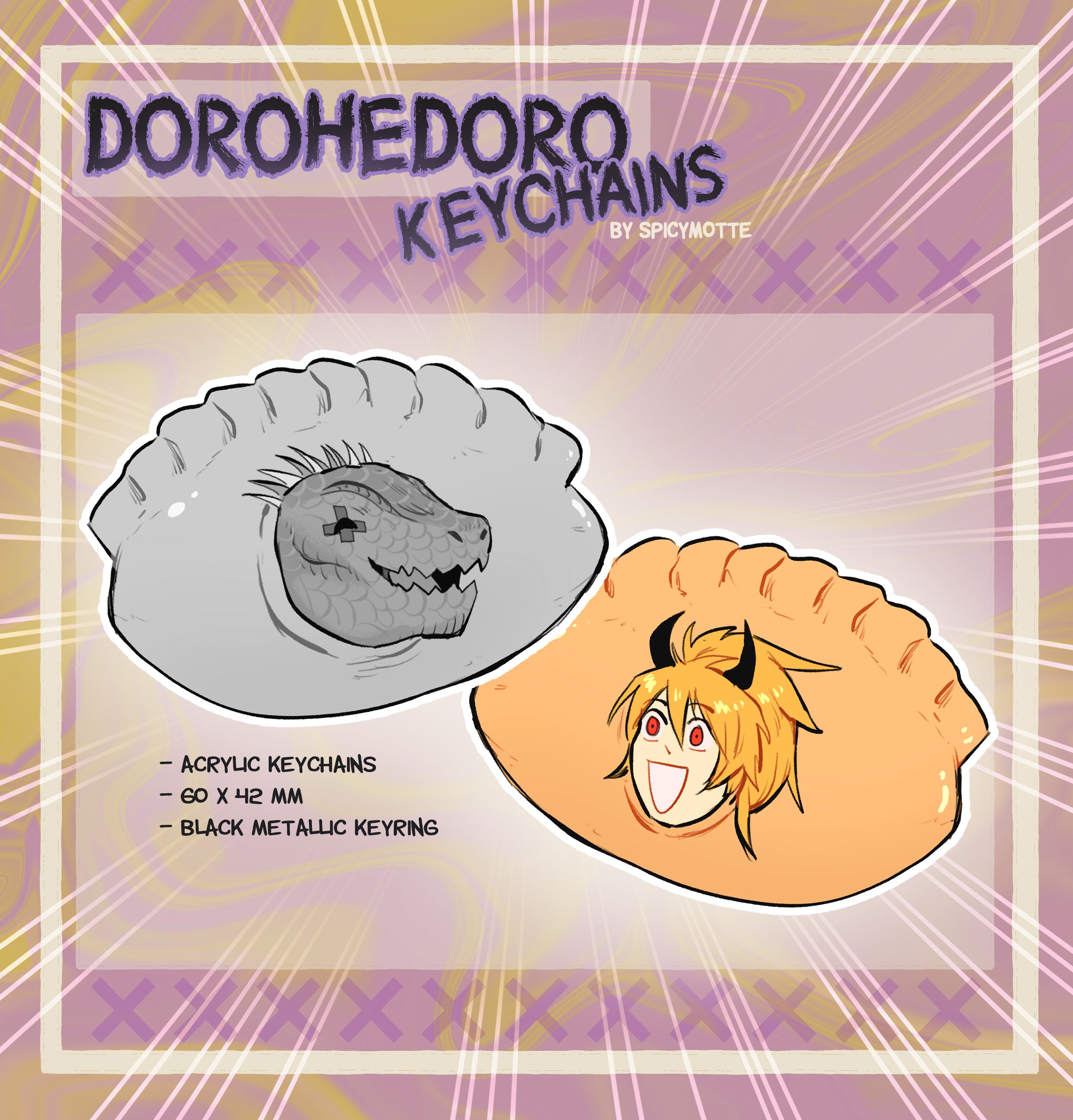 Dorohedoro Nikaido Gyoza - Acrylic Keychain