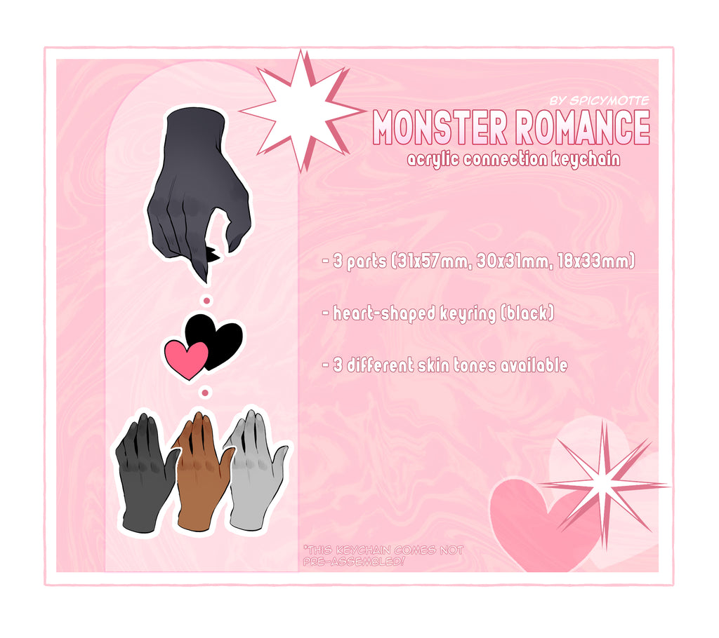 Monster Romance - Acrylic Connection Keychain