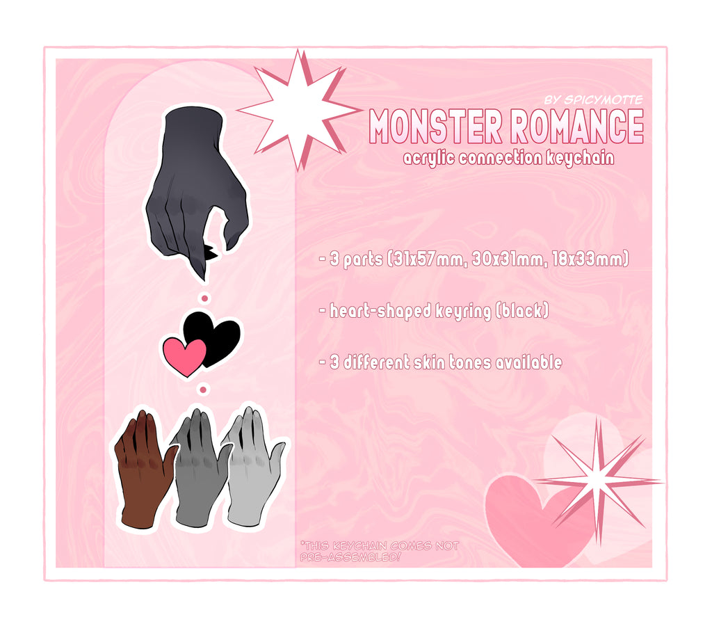 Monster Romance - Acrylic Connection Keychain